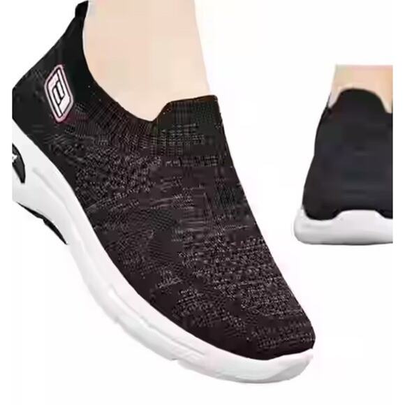 NEW Cathalem Running Shoes Women Sz 11 (42) Charcoal Black Walking Shoe Non Slip - Picture 2 of 5